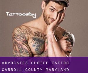 Advocates Choice tattoo (Carroll County, Maryland)