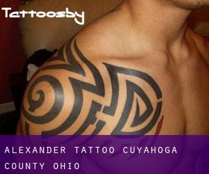 Alexander tattoo (Cuyahoga County, Ohio)