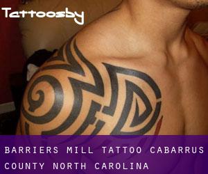 Barriers Mill tattoo (Cabarrus County, North Carolina)