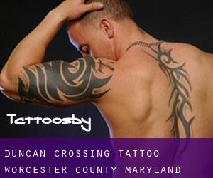 Duncan Crossing tattoo (Worcester County, Maryland)