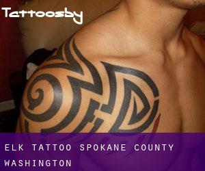 Elk tattoo (Spokane County, Washington)