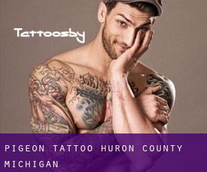 Pigeon tattoo (Huron County, Michigan)