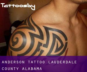 Anderson tattoo (Lauderdale County, Alabama)