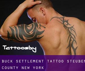 Buck Settlement tattoo (Steuben County, New York)