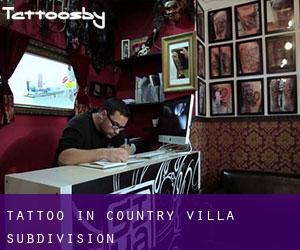 Tattoo in Country Villa Subdivision