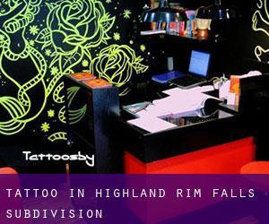 Tattoo in Highland Rim Falls Subdivision