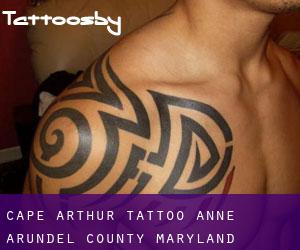 Cape Arthur tattoo (Anne Arundel County, Maryland)