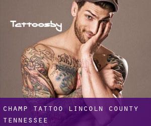Champ tattoo (Lincoln County, Tennessee)