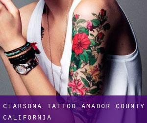 Clarsona tattoo (Amador County, California)