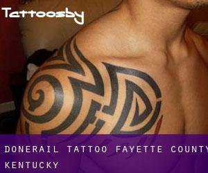 Donerail tattoo (Fayette County, Kentucky)