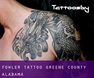 Fowler tattoo (Greene County, Alabama)