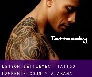 Letson Settlement tattoo (Lawrence County, Alabama)