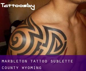 Marbleton tattoo (Sublette County, Wyoming)